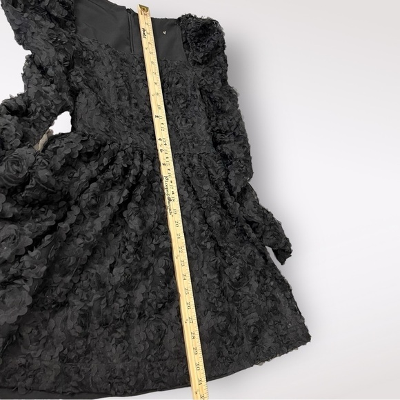 BLACK HALO Alister Floral Lace Long Sleeve Babydoll Minidress sz XS-S - Picture 13 of 16
